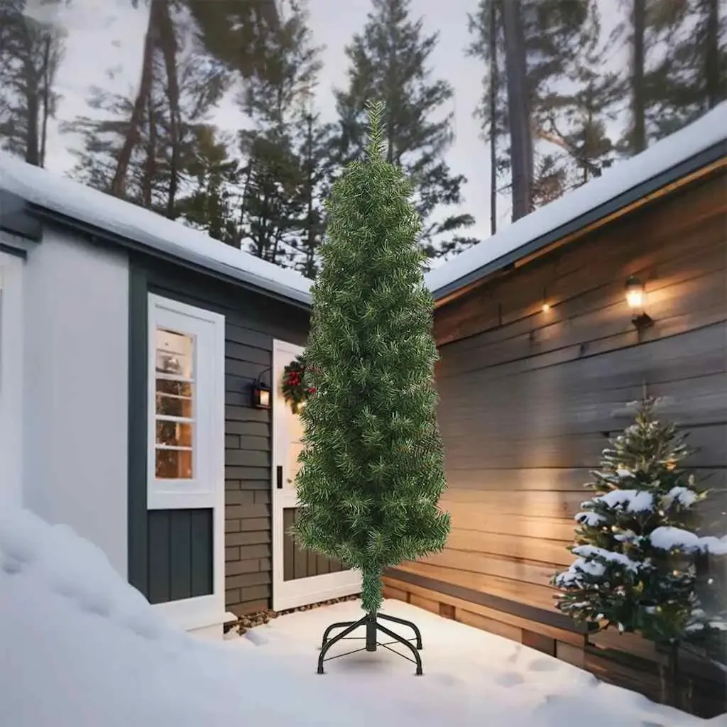 Slim Christmas Tree with Stand 270 cm PVC Price
