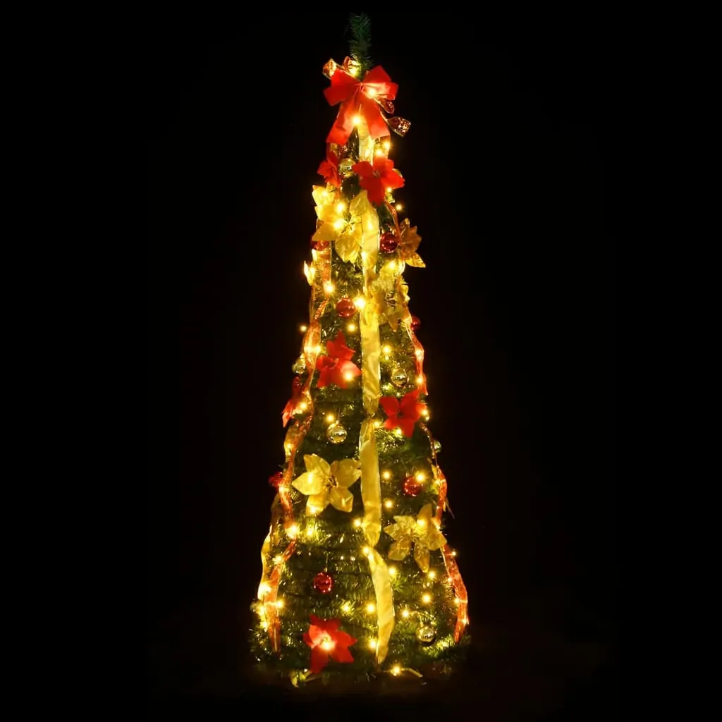 Artificial Christmas Tree Pop-up 50 LEDs Green 120 cm Price