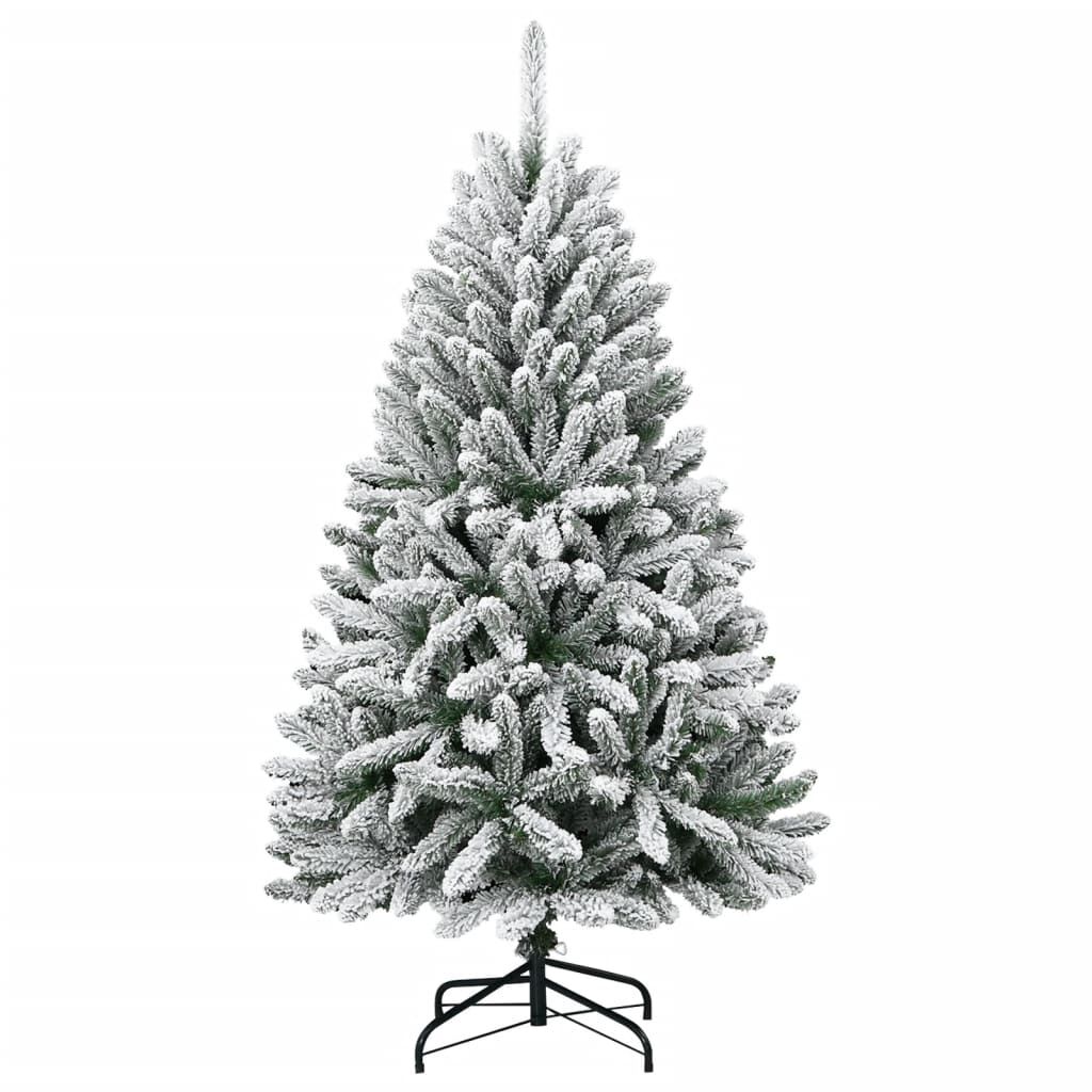 Artificial Hinged Christmas Tree with Flocked Snow 120 cm Price