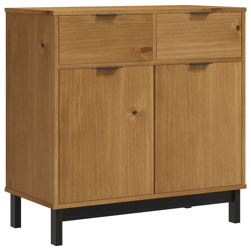 Sideboard FLAM 80x40x80 cm Solid Wood Pine Price
