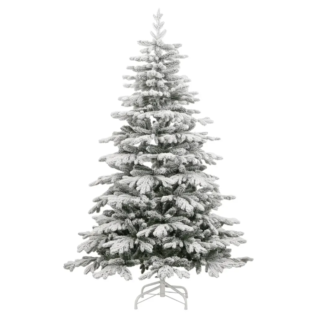 Artificial Hinged Christmas Tree with Flocked Snow 180 cm Price