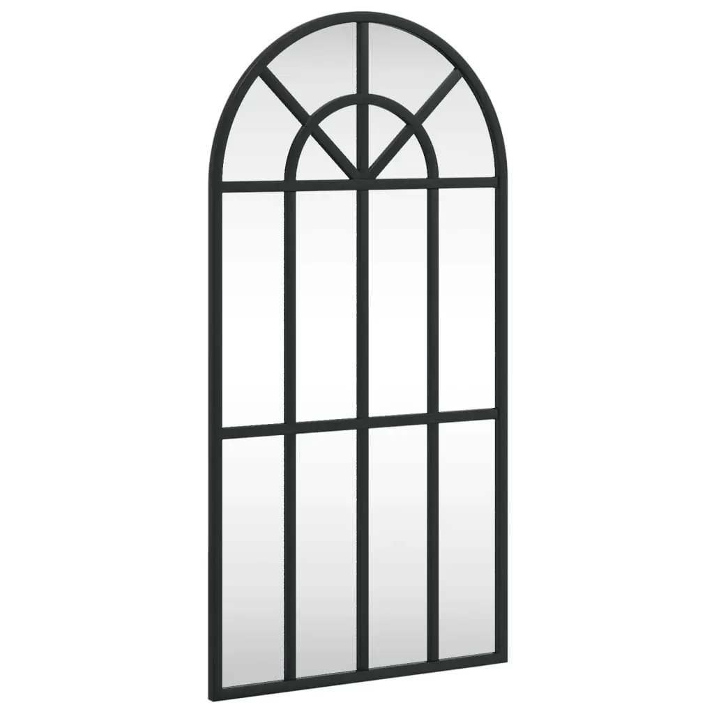 Wall Mirror Black 30x60 cm Arch Iron Price