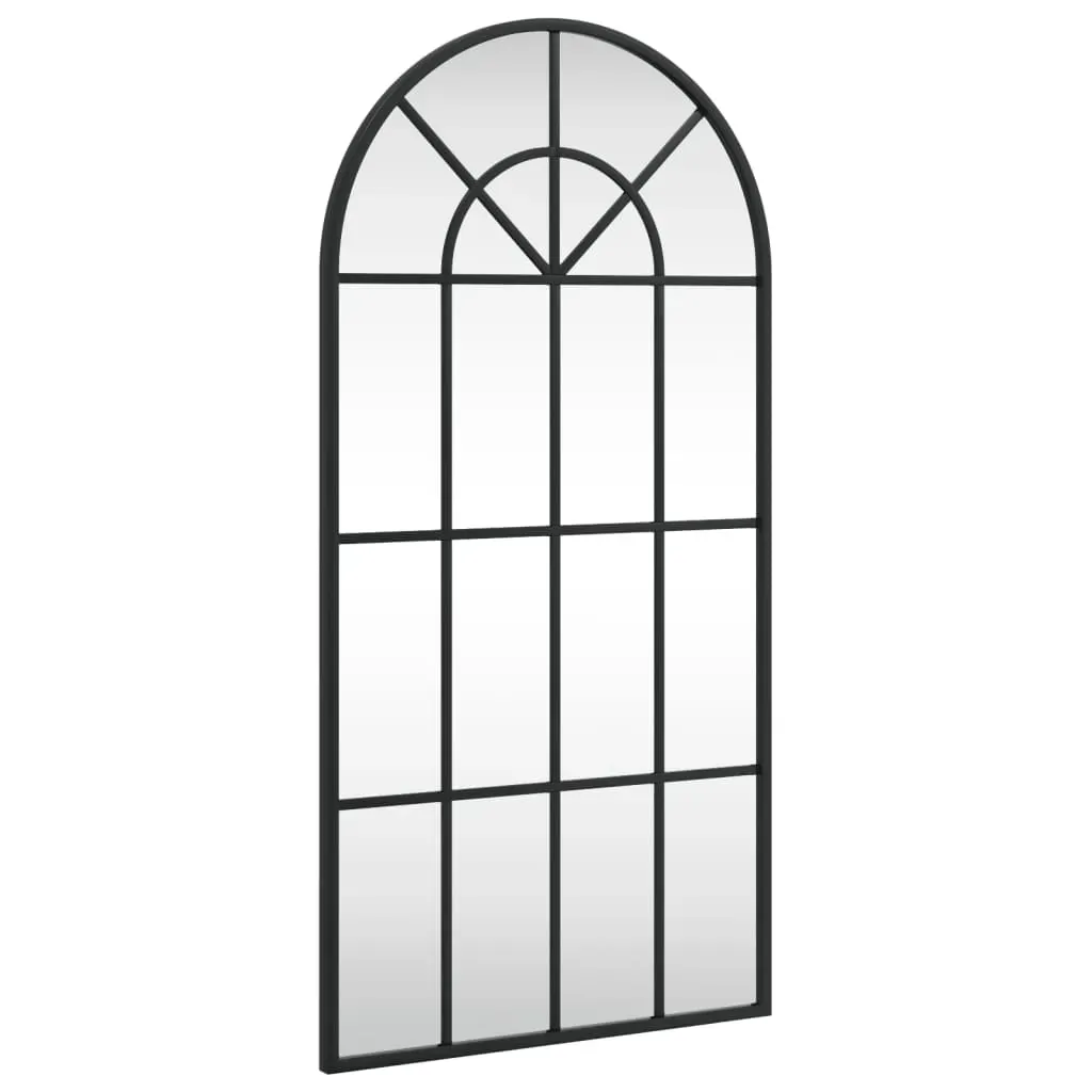 Wall Mirror Black 40x80 cm Arch Iron Price