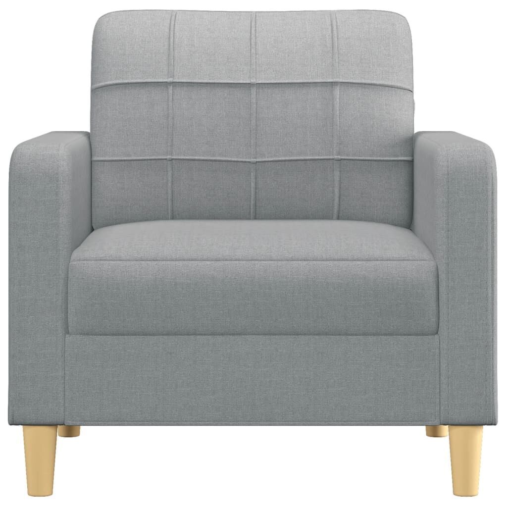 Sofa Chair Light Grey 60 cm Fabric Price