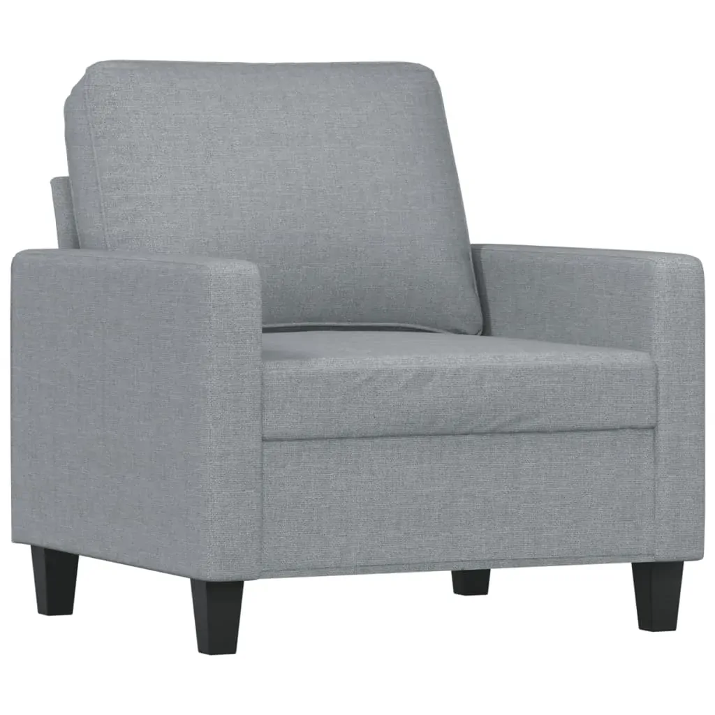 Sofa Chair Light Grey 60 cm Fabric Price