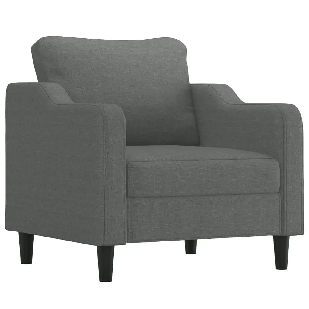 Sofa Chair Dark Grey 60 cm Fabric Price