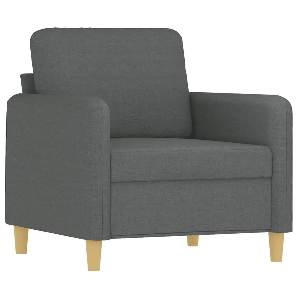 Sofa Chair Dark Grey 60 cm Fabric Price