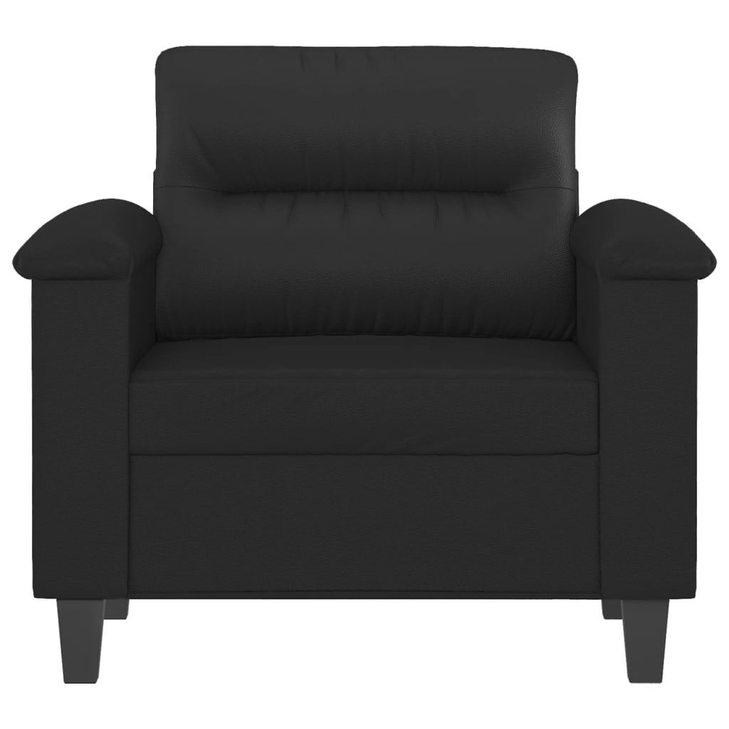 Sofa Chair Black 60 cm Faux Leather Price
