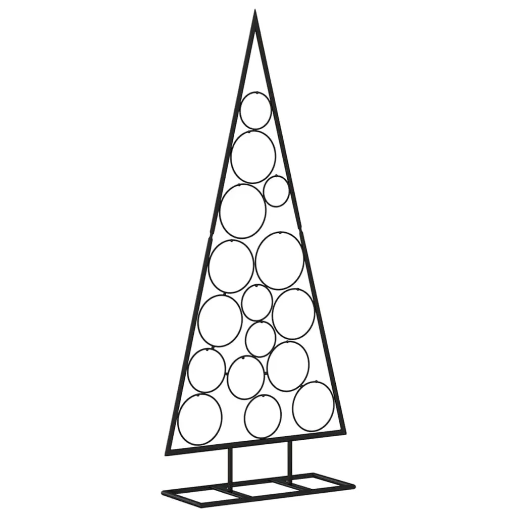 Metal Christmas Tree for Decoration Black 125 cm Price