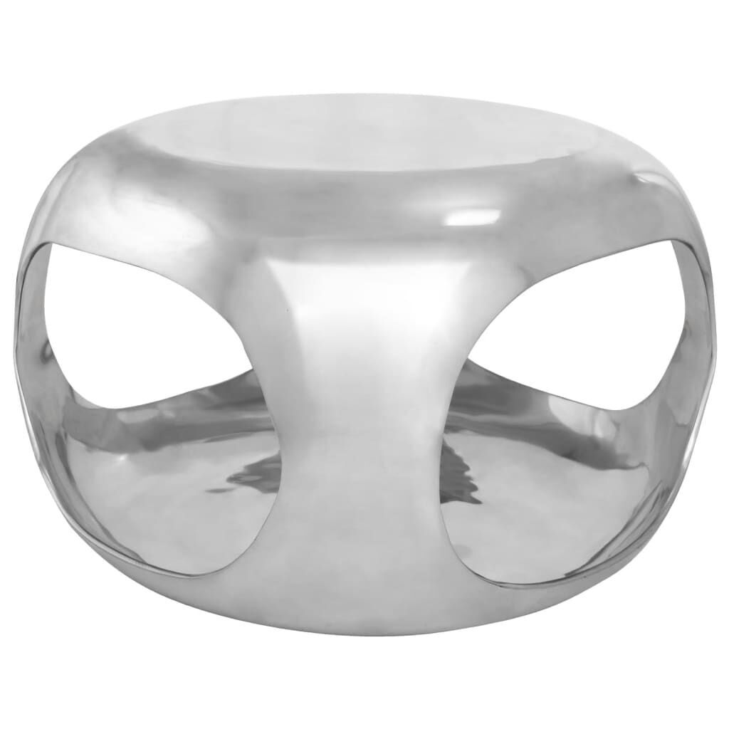 Coffee Table Aluminium 50x50x30 cm Silver Price