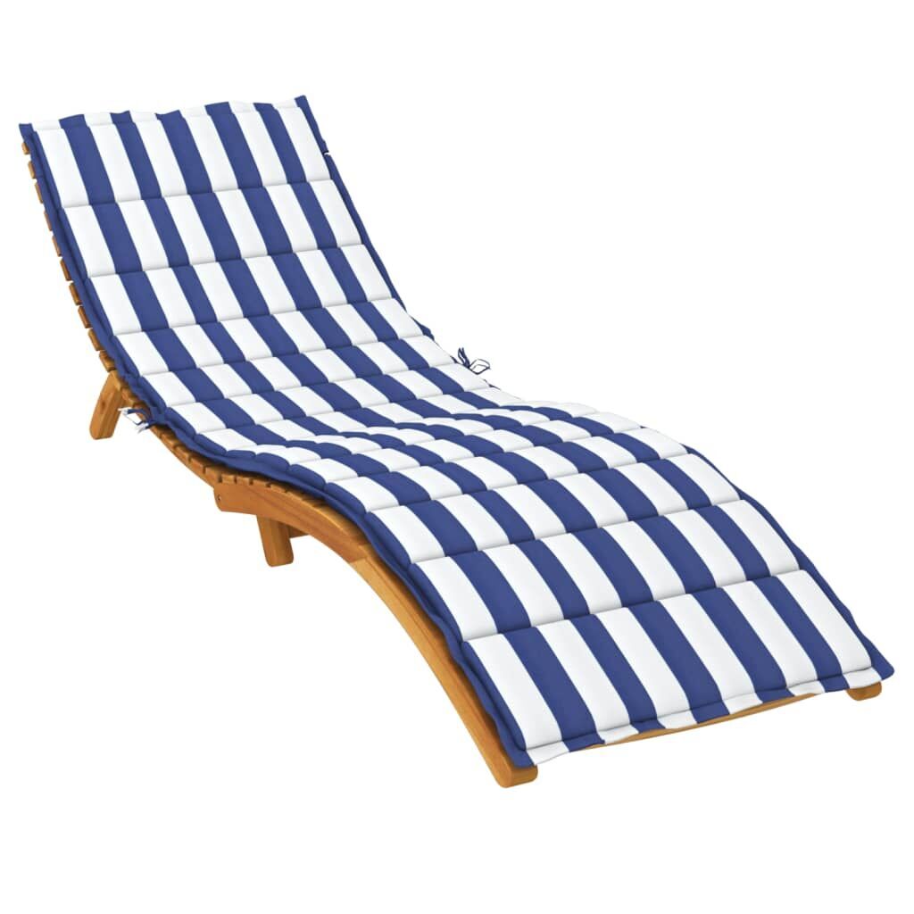 Sun Lounger Cushion Blue&White Stripe Oxford Fabric Price