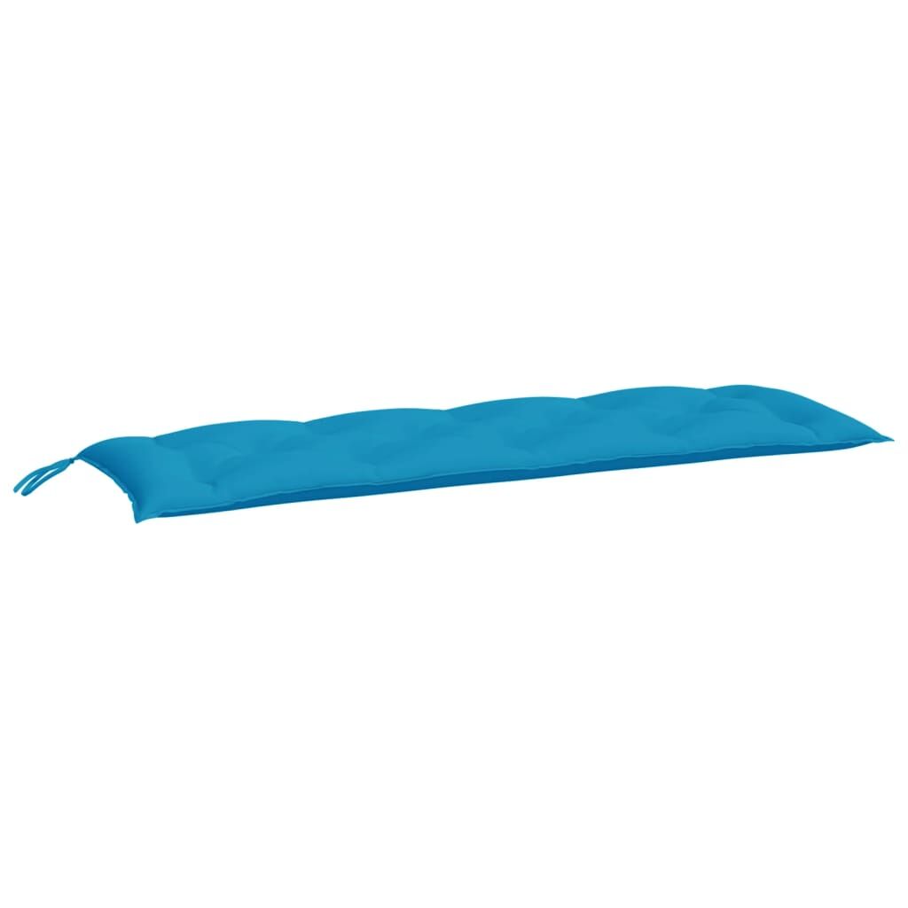 Garden Bench Cushion Light Blue 150x50x7 cm Oxford Fabric Price