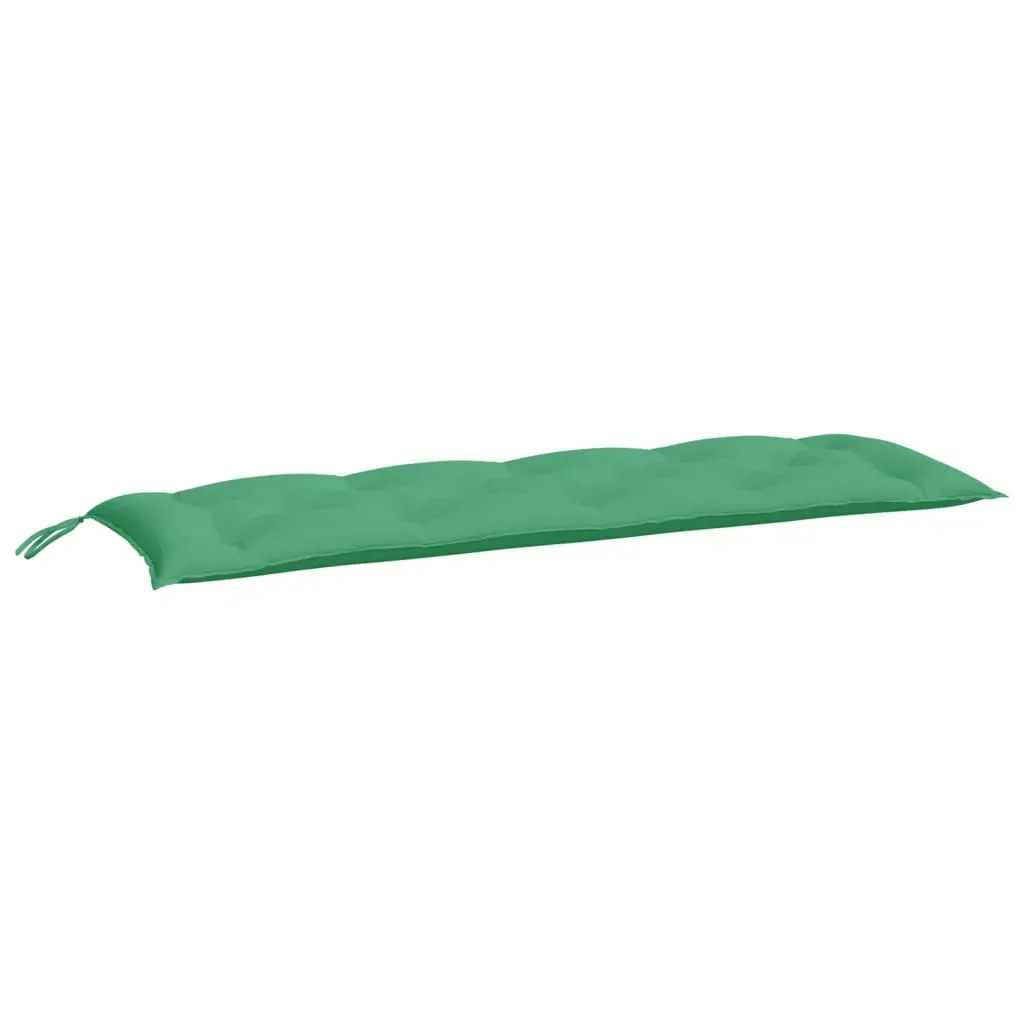 Garden Bench Cushion Green 150x50x7 cm Oxford Fabric Price