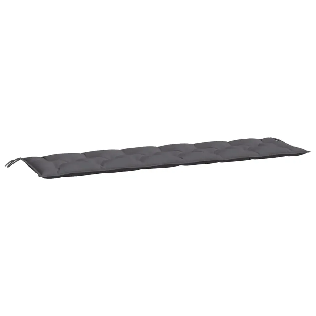 Garden Bench Cushion Anthracite 200x50x7 cm Oxford Fabric Price