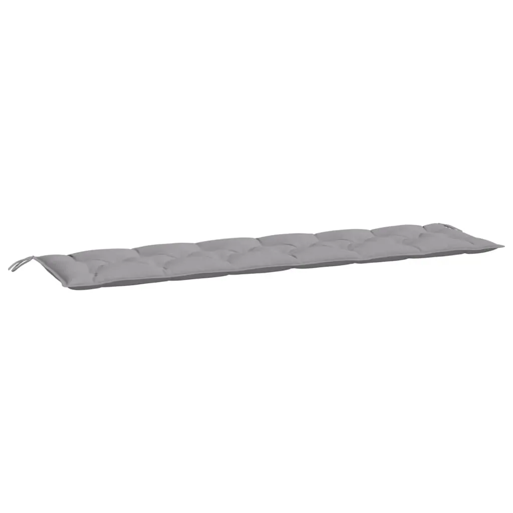 Garden Bench Cushion Grey 200x50x7 cm Oxford Fabric Price