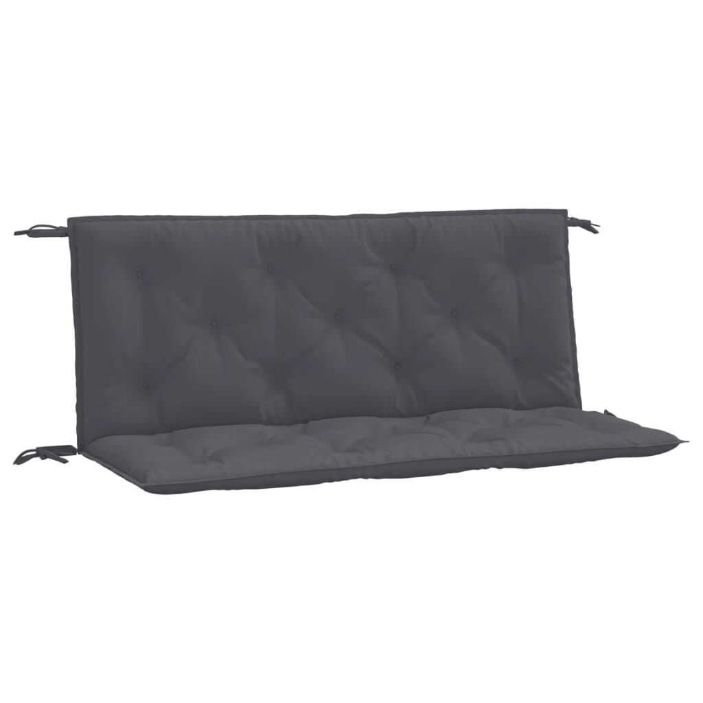 Garden Bench Cushions 2pcs Anthracite 120x50x7cm Oxford Fabric Price