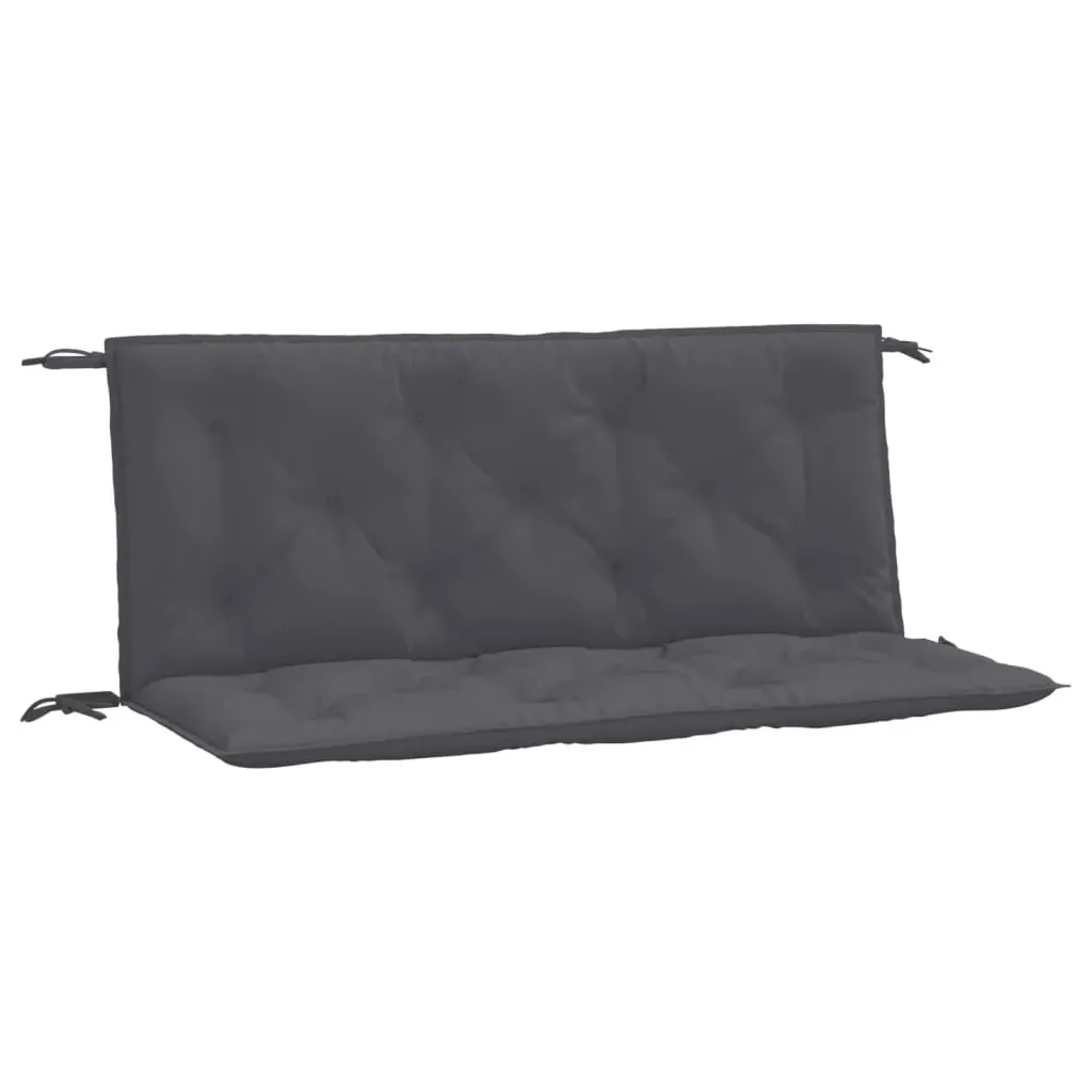 Garden Bench Cushions 2pcs Anthracite 120x50x7cm Oxford Fabric Price