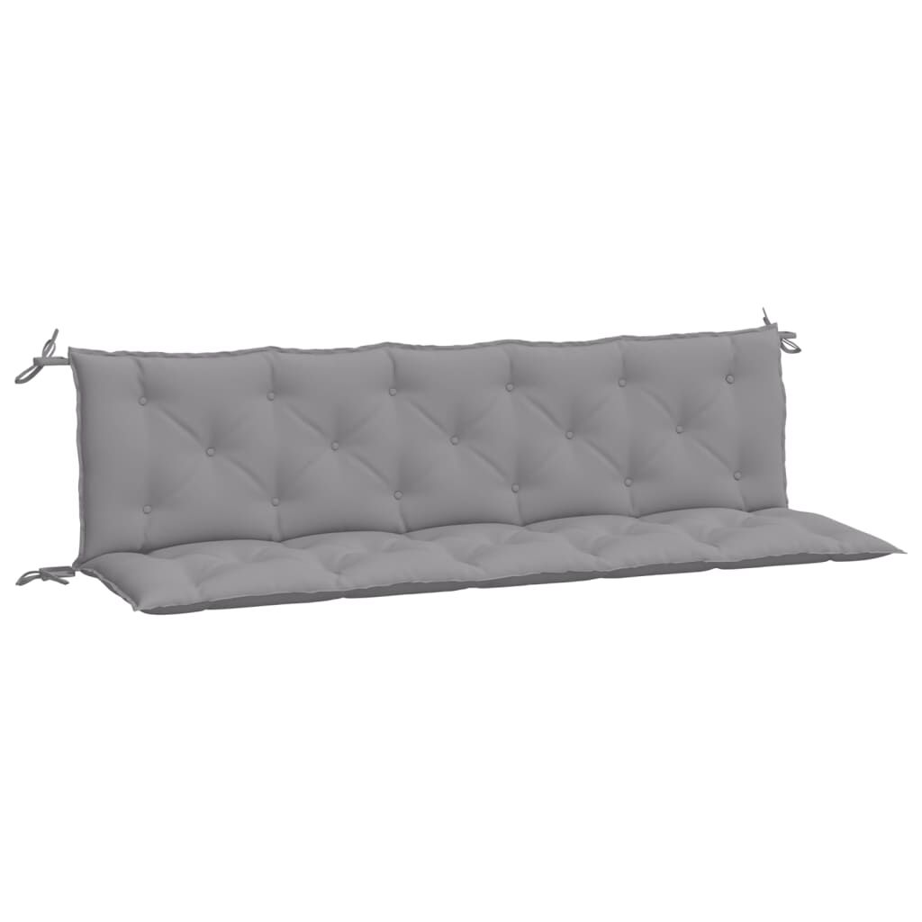 Garden Bench Cushions 2pcs Grey 180x50x7cm Oxford Fabric Price