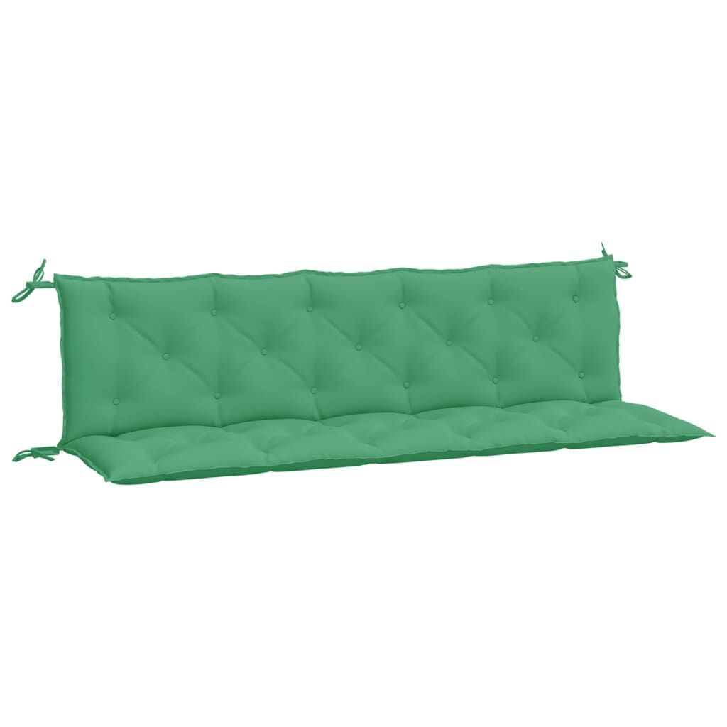 Garden Bench Cushions 2pcs Green 180x50x7cm Oxford Fabric Price
