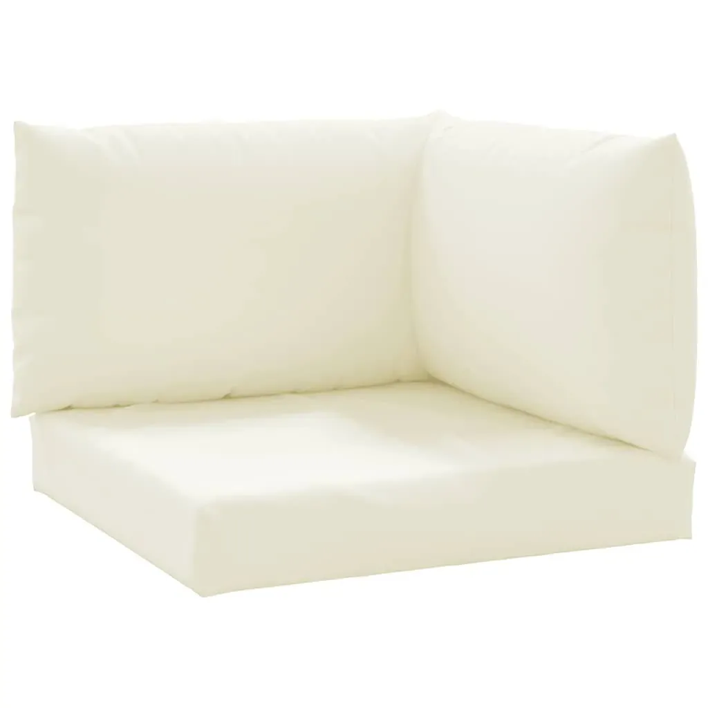 Pallet Cushions 3 pcs Cream White Oxford Fabric Price