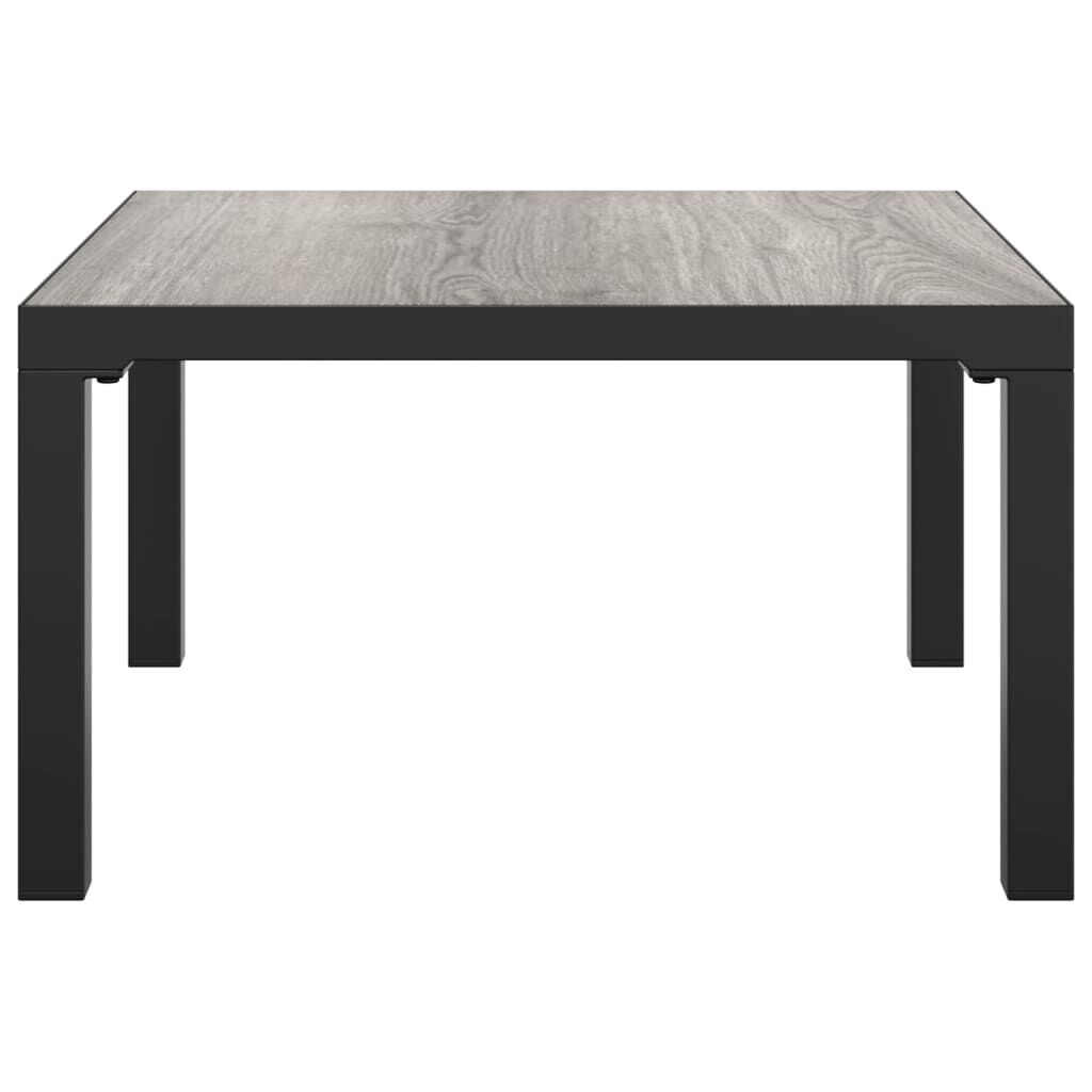 Garden Coffee Table Grey 55x55x31 cm DPC and Steel Price