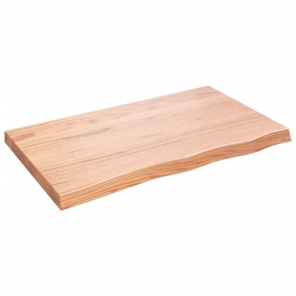 Wall Shelf Light Brown 100x60x(2-6) cm Treated Solid Wood Oak Price