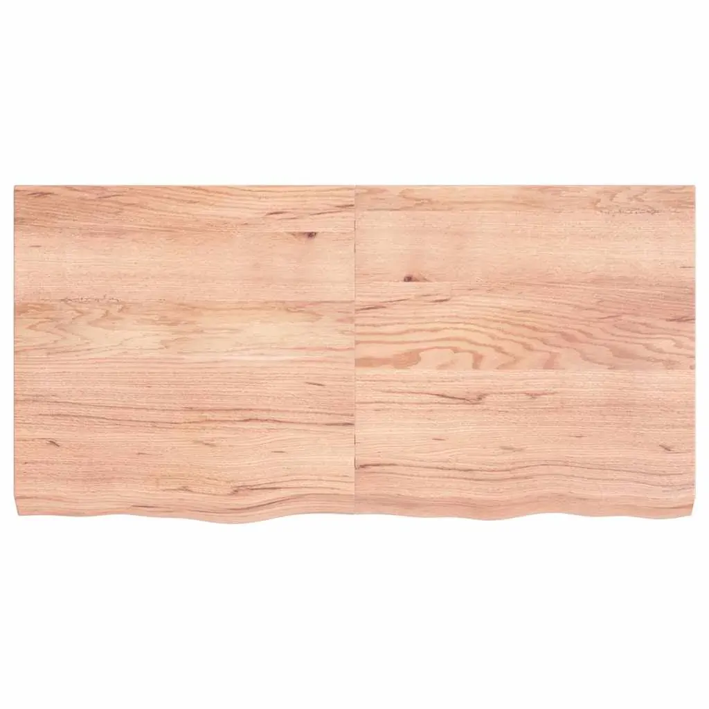 Wall Shelf Light Brown 120x60x(2-6) cm Treated Solid Wood Oak Price