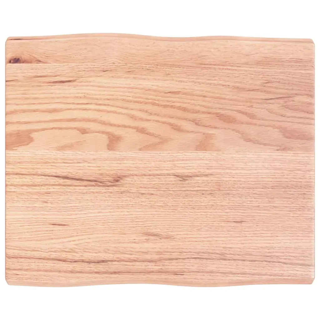 Table Top Light Brown 60x50x(2-4) cm Treated Solid Wood Live Edge Price