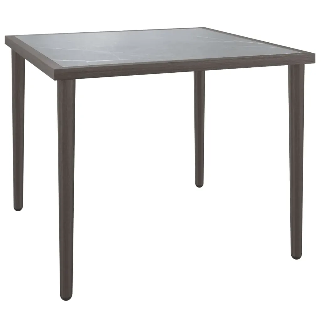 Garden Table Grey 48x48x37 cm Steel Price
