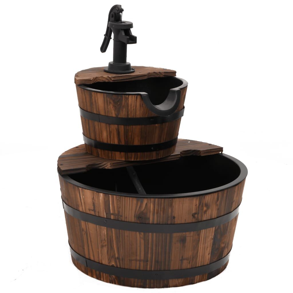 Water Fountain with Pump 44.5x44.5x58 cm Solid Wood Fir Price