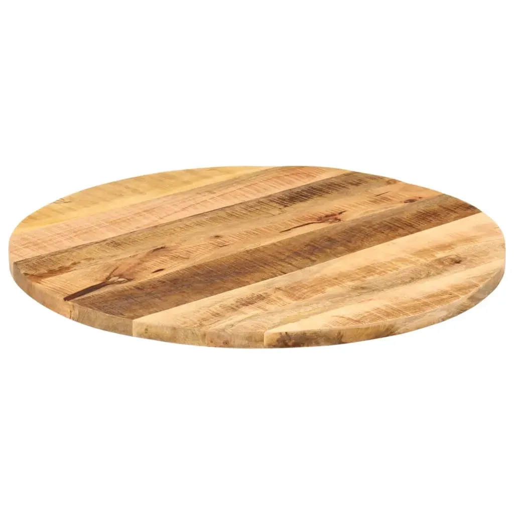 Table Top Ø 70x1.5 cm Round Solid Wood Rough Mango Price