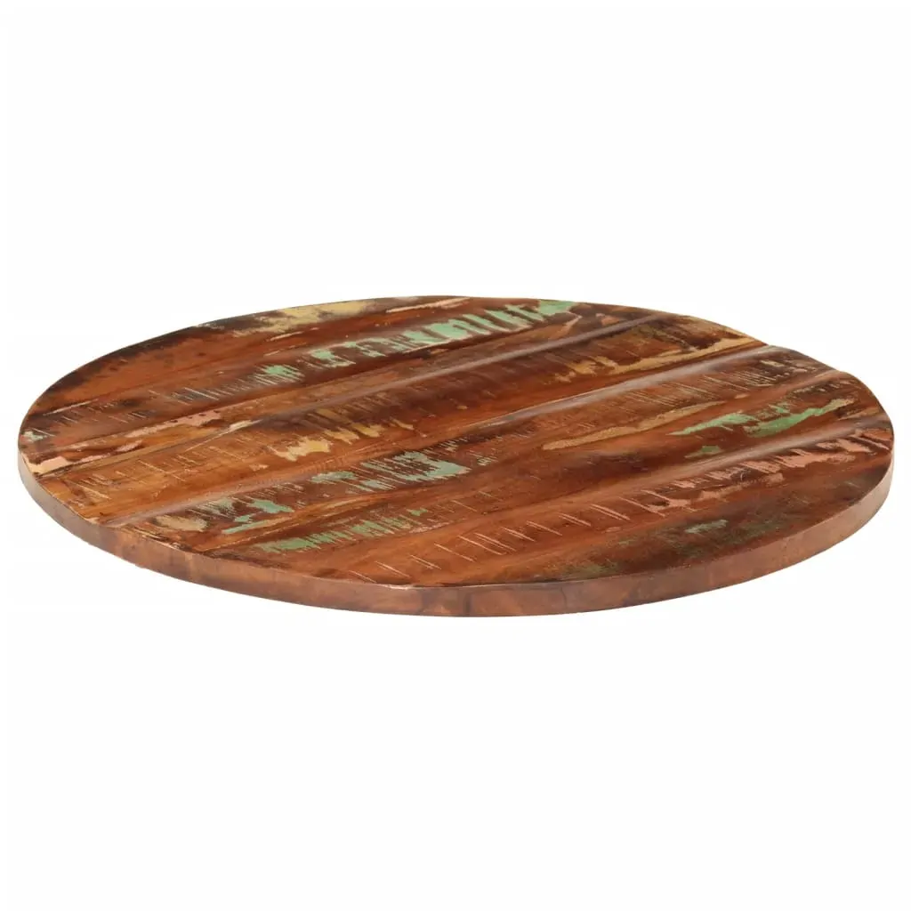 Table Top Ø 70x2.5 cm Round Solid Wood Reclaimed Price