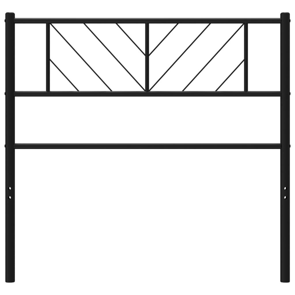 Metal Headboard Black 107 cm King Single Price