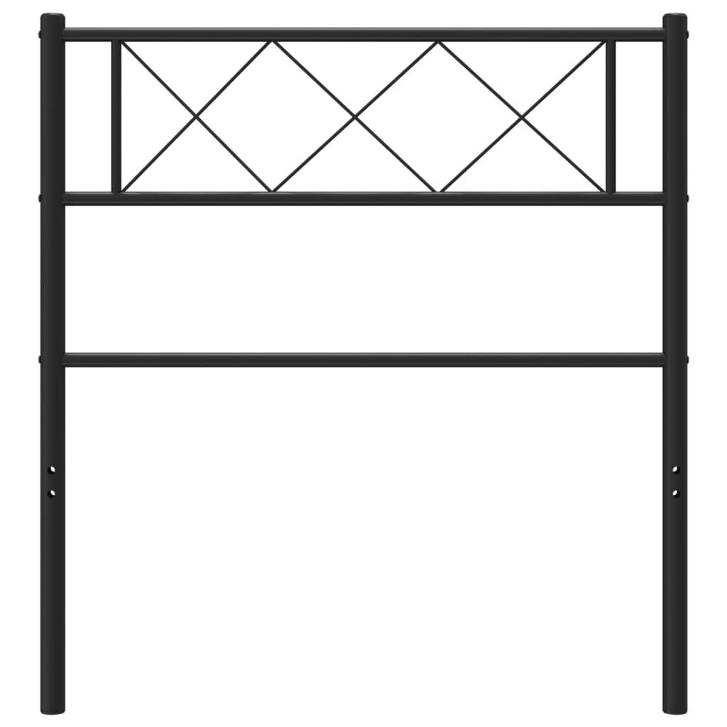 Metal Headboard Black 107 cm King Single Price