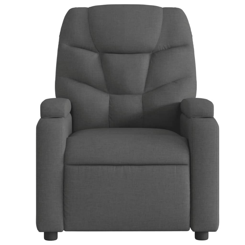 Recliner Chair Dark Grey Fabric Price