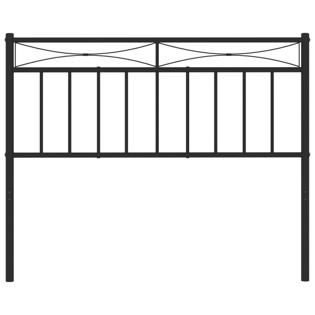 Metal Headboard Black 107 cm King Single Price