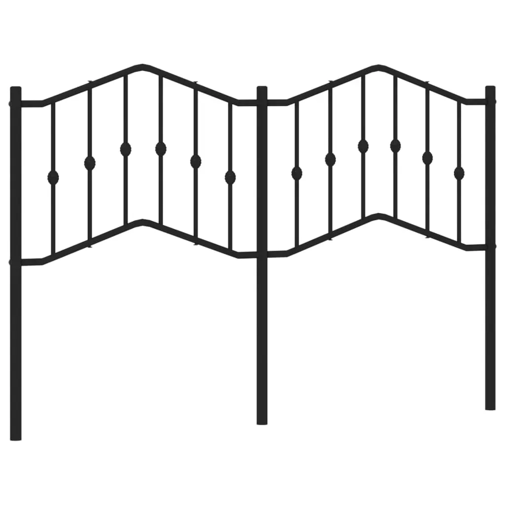 Metal Headboard Black 152 cm Queen Price