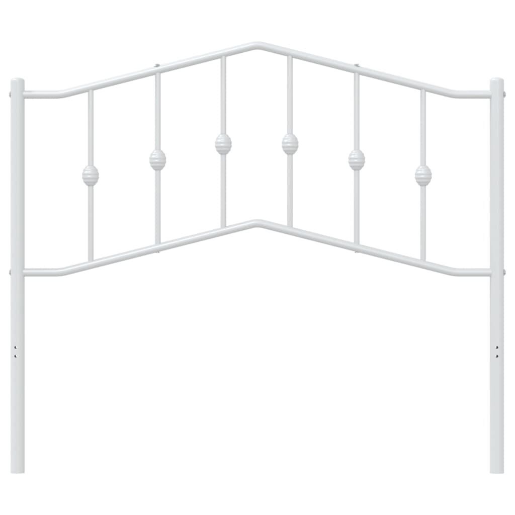 Metal Headboard White 107 cm King Single Price