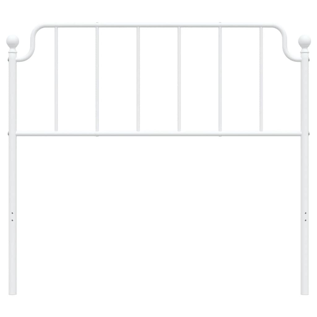 Metal Headboard White 107 cm King Single Price