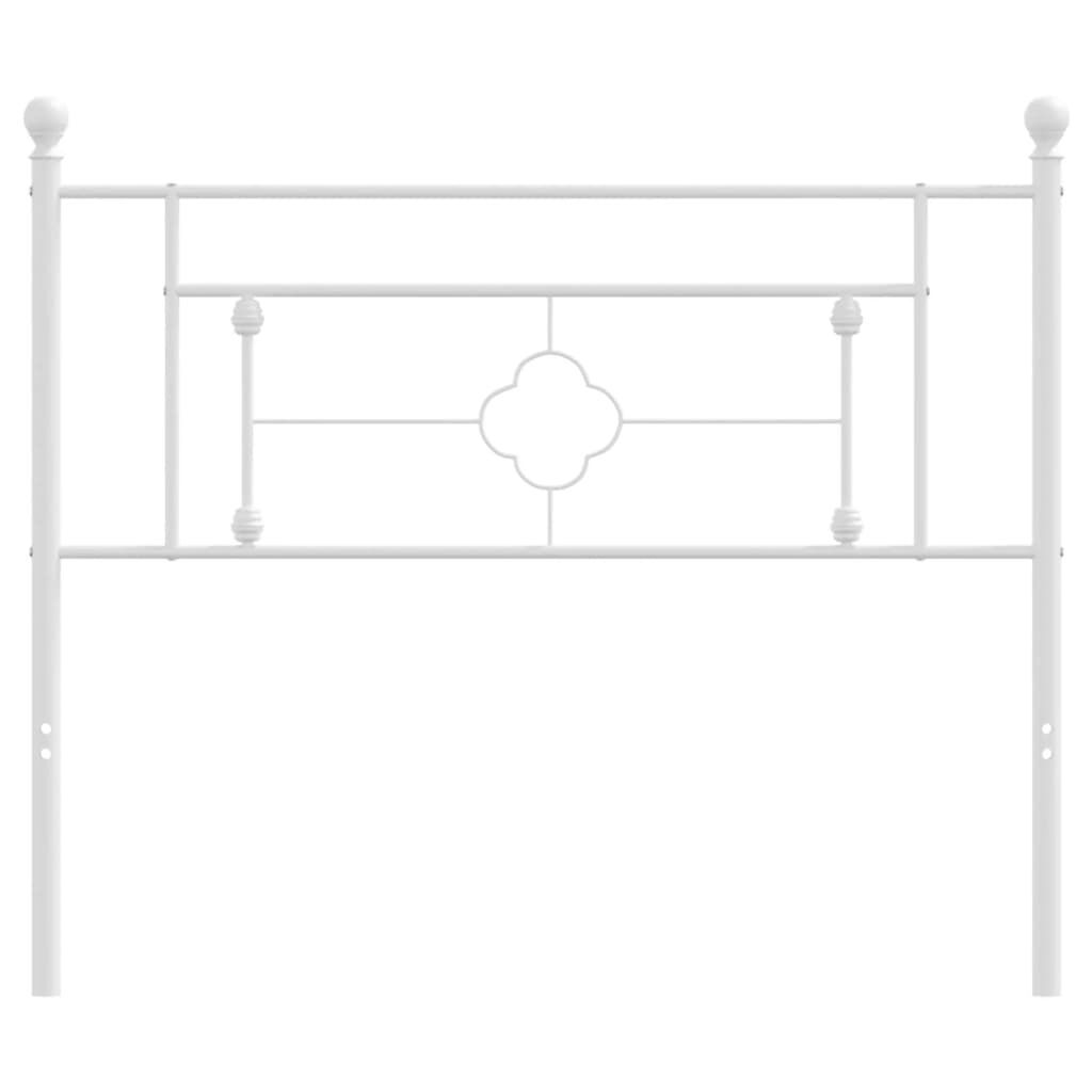 Metal Headboard White 107 cm King Single Price