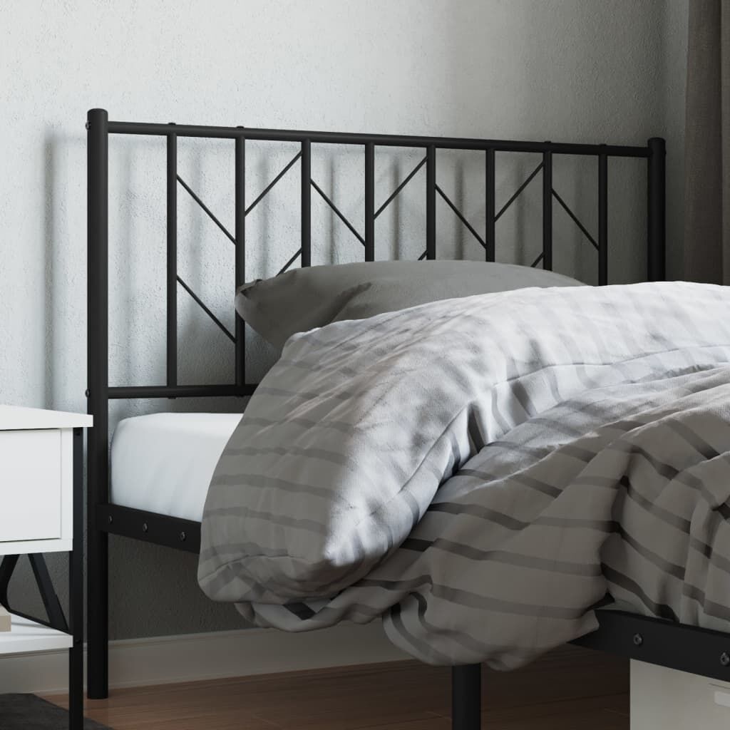 Metal Headboard Black 107 cm King Single Price