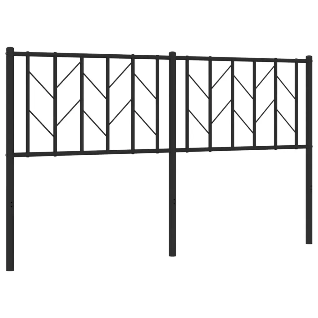 Metal Headboard Black 152 cm Queen Price