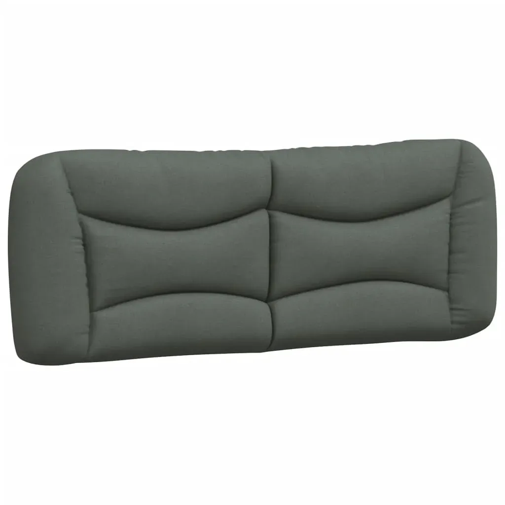 Headboard Cushion "Hvar" Dark Grey 137 cm Double Fabric Price