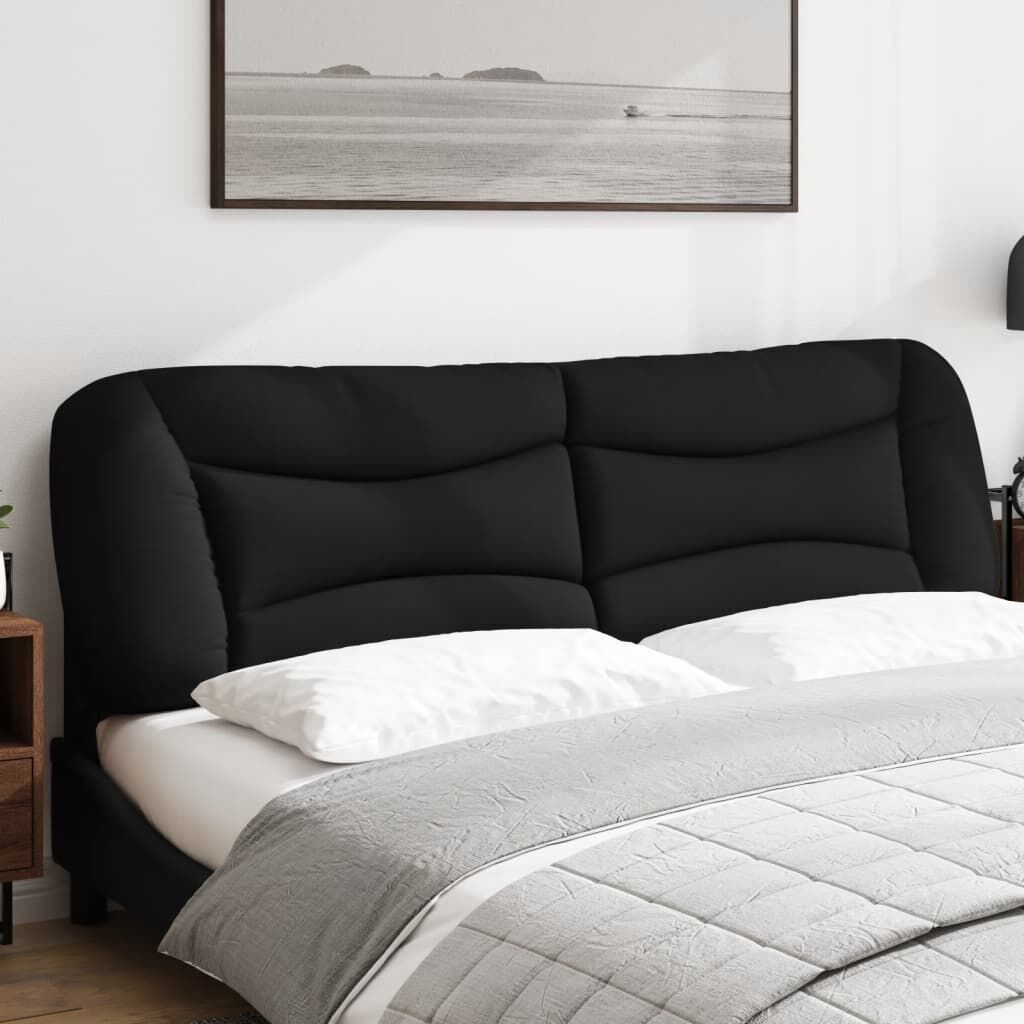 Headboard Cushion Black 180 cm Fabric Price