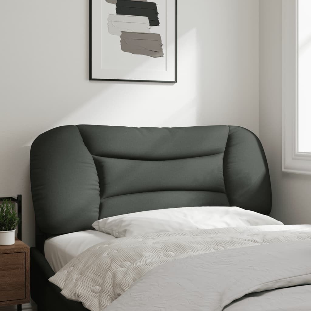 Headboard Cushion Dark Grey 107 cm King Single Fabric Price