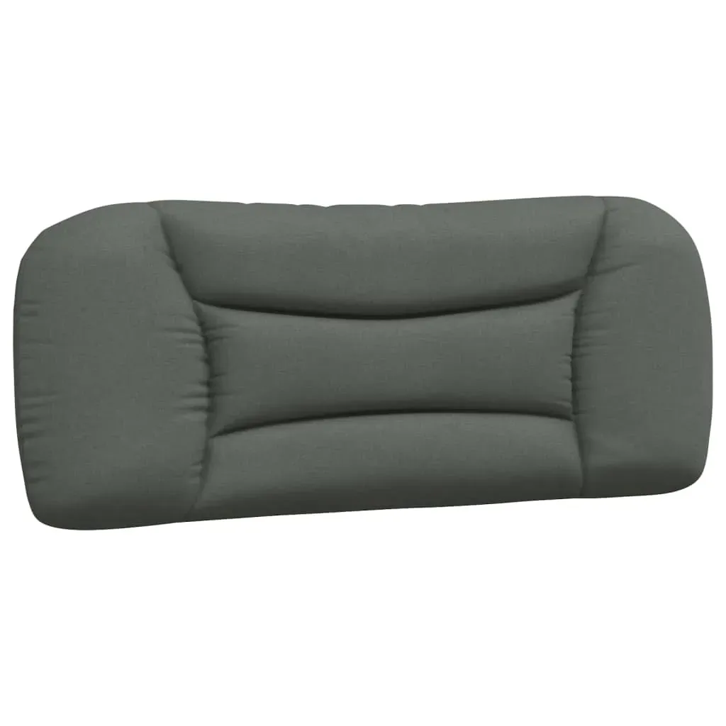 Headboard Cushion "Hvar" Dark Grey 107 cm King Single Fabric Price