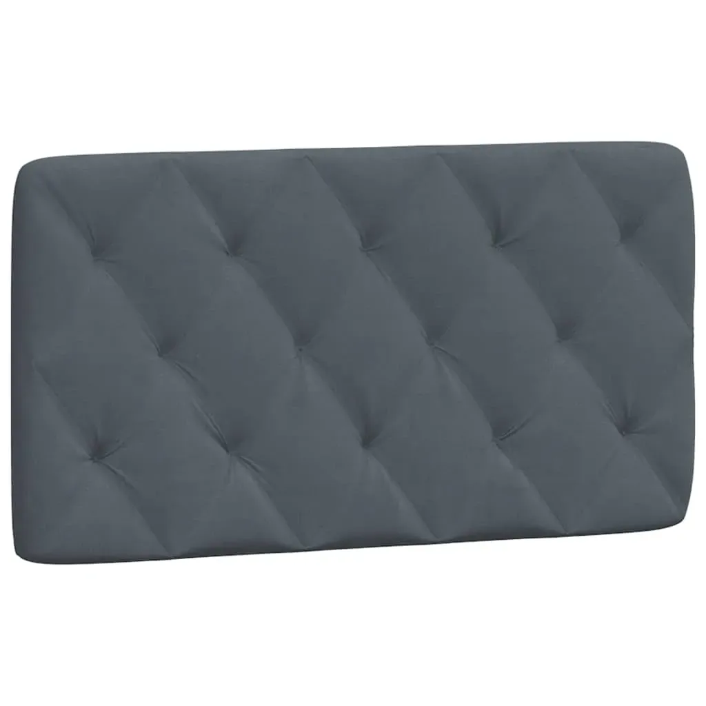 Headboard Cushion Dark Grey 107 cm King Single Velvet Price