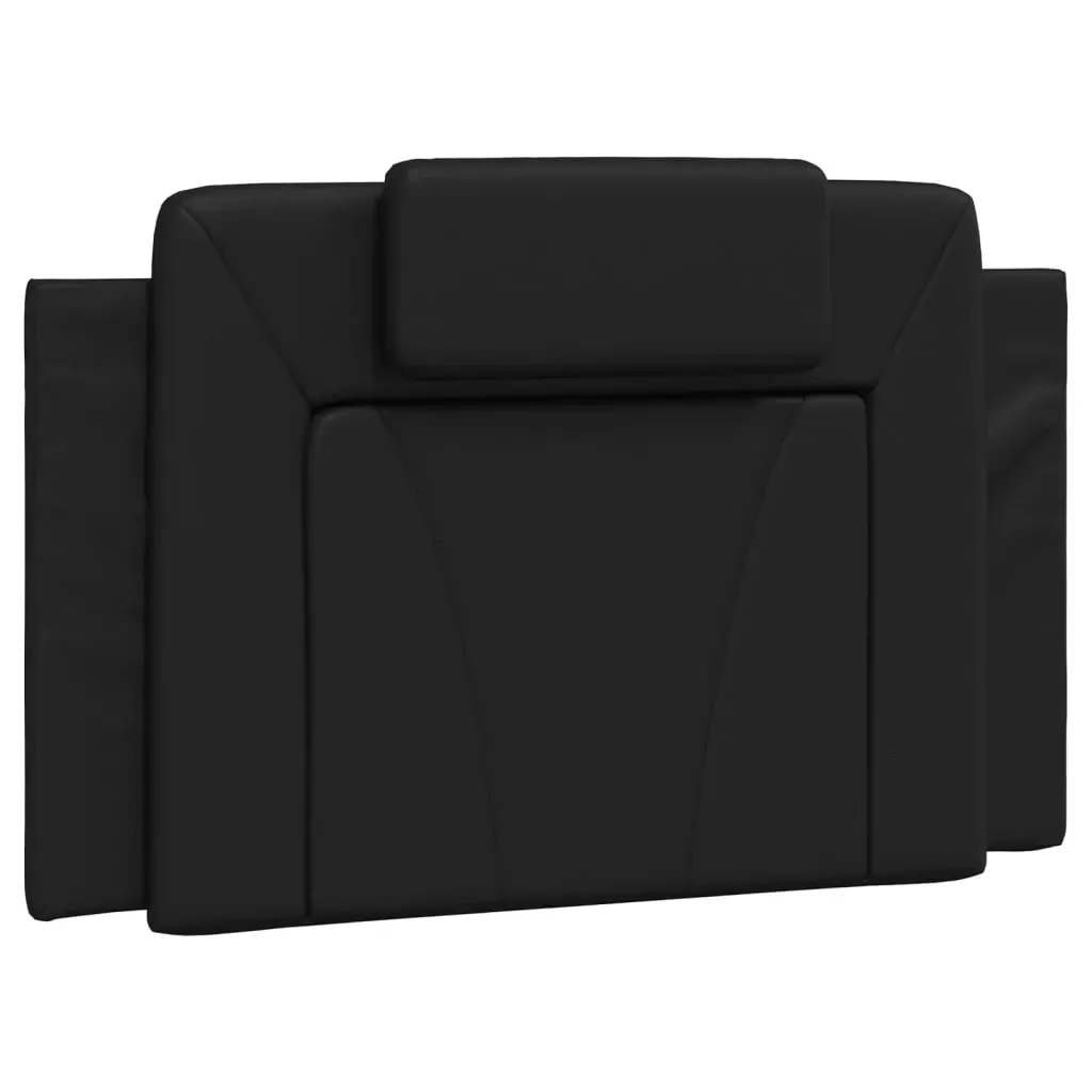 Headboard Cushion "Viana" Black 90 cm Faux Leather Price