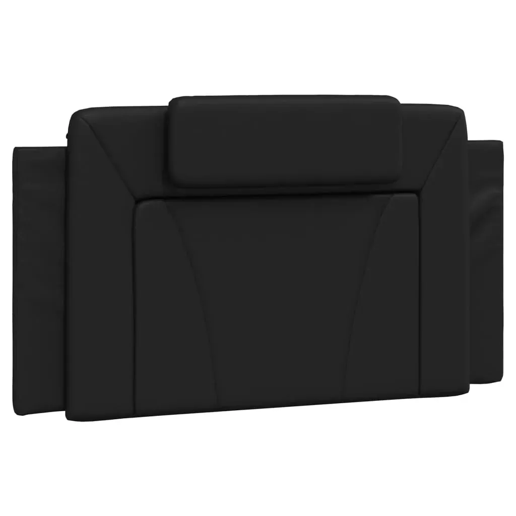Headboard Cushion "Viana" Black 107 cm King Single Faux Leather Price