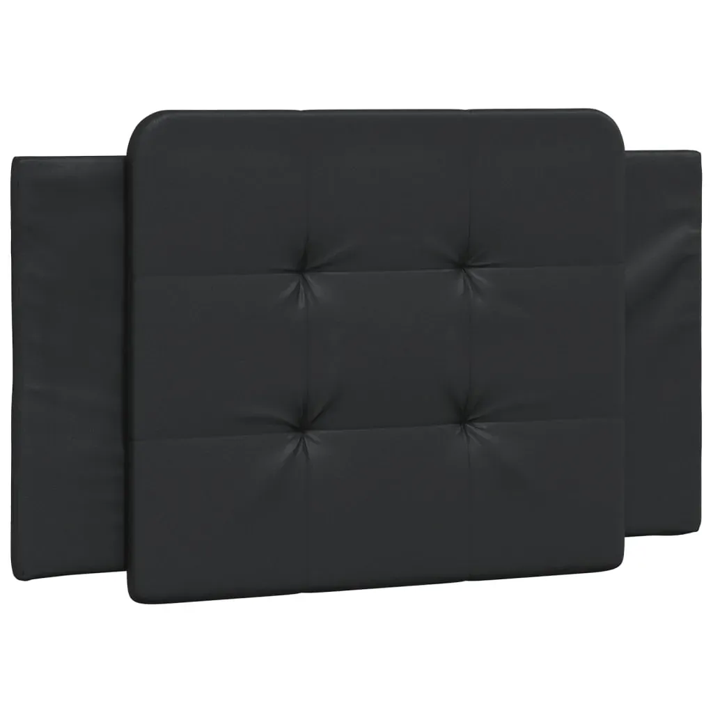 Headboard Cushion "Zadar" Black 90 cm Faux Leather Price
